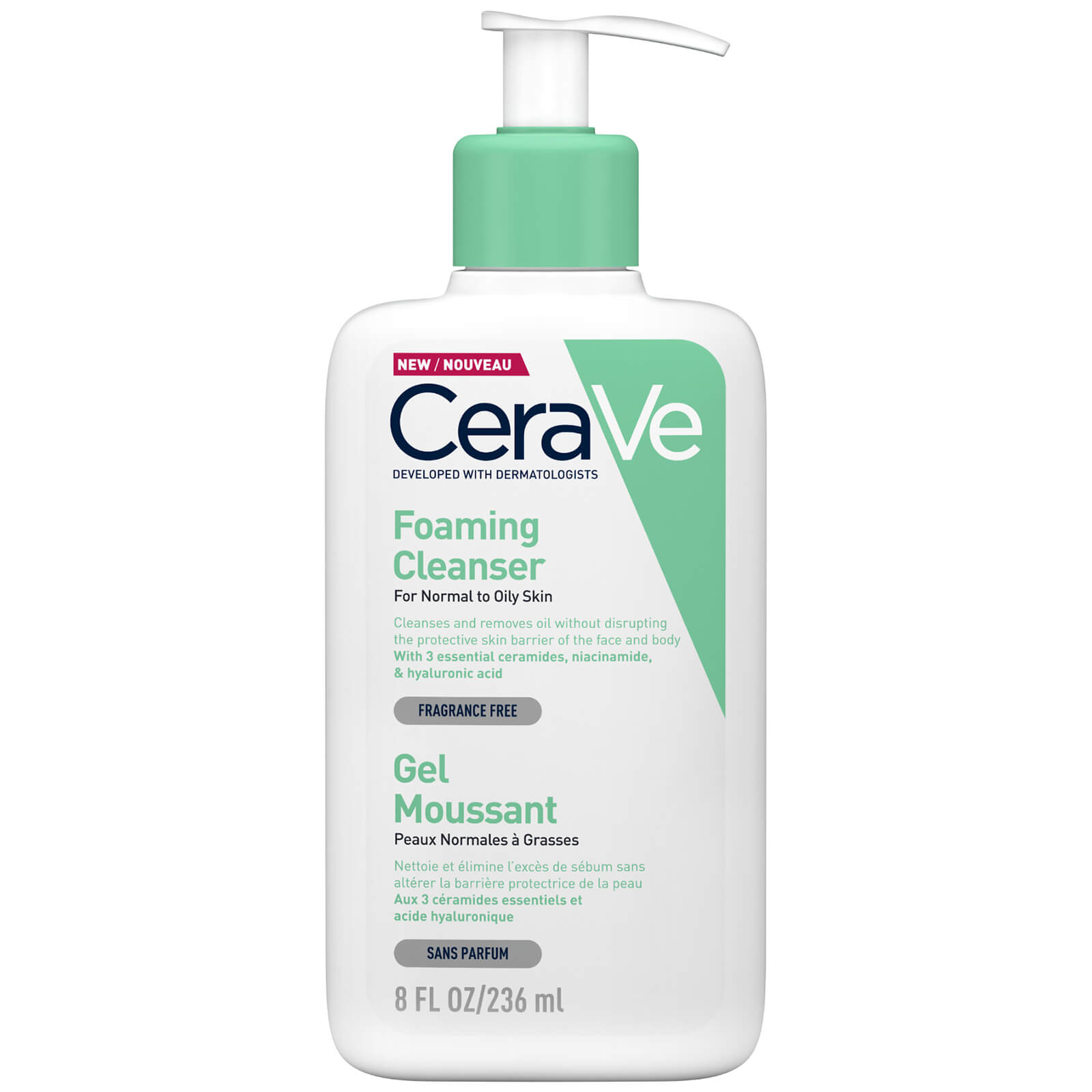 CERAVE Foaming Cleanser 236 ML – BeeQueen